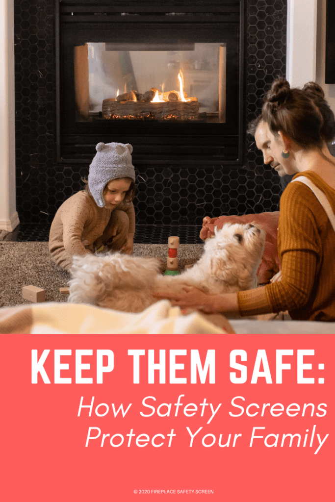 Scratch-proof Fireplace Screen Accessories Home Safety Fireplace Protectors  Teslin Mesh Indoor Fireplace Baby Proofing