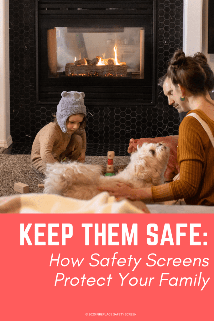 Scratch-proof Fireplace Screen Accessories Home Safety Fireplace